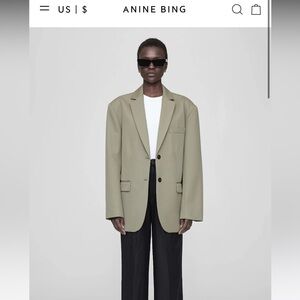 Anine Bing Quinn Blazer - Oversized Fit